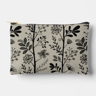 Pochette À Accessoires Rêverie Florale Élégant Jardin Vertical