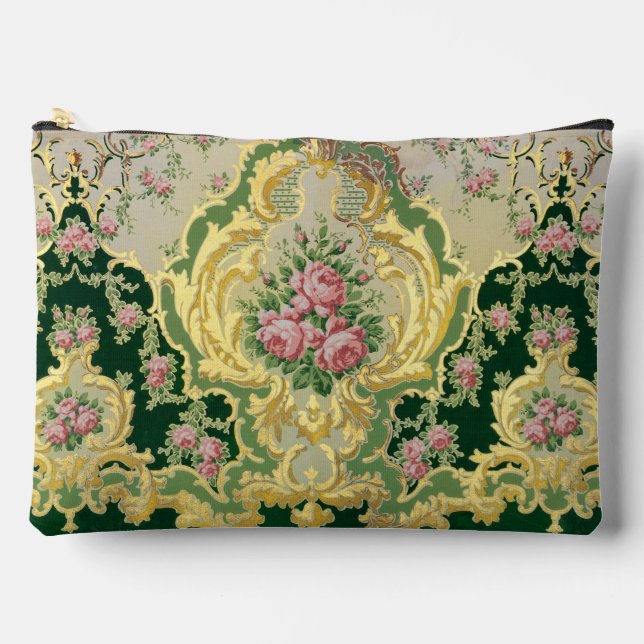 Pochette À Accessoires Rococo Période Temps Rose Roses Gold Mariage (Recto)