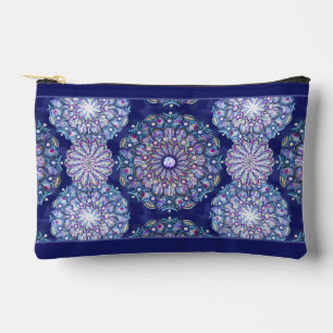Pochette À Accessoires Rosace bleue