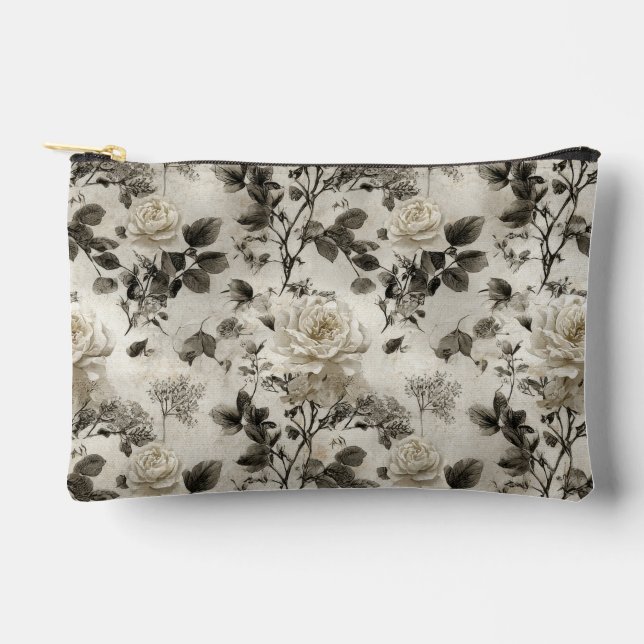 Pochette À Accessoires Rose grise classique (Recto)