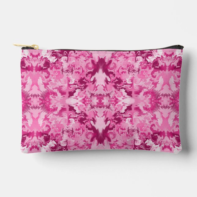 Pochette À Accessoires Rose sur rose (Recto)