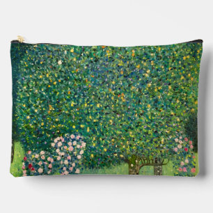 Pochette À Accessoires Roses sous les arbres Gustav Klimt Impression d'a