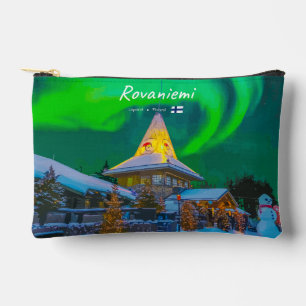 Pochette À Accessoires Rovaniemi, Finlande - Aurore magique 