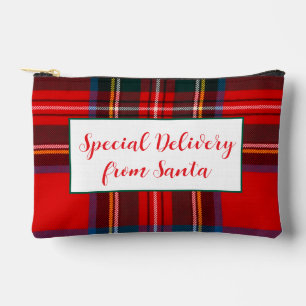 Pochette À Accessoires Royal Stewart Christmas Plaid Père Noël 