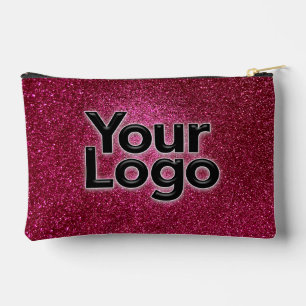 Pochette À Accessoires Ruby Red Metallic Sparkly Parties scintillant Luxe