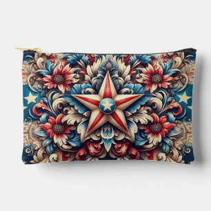 Pochette À Accessoires rustique/vintage USA/patriotique