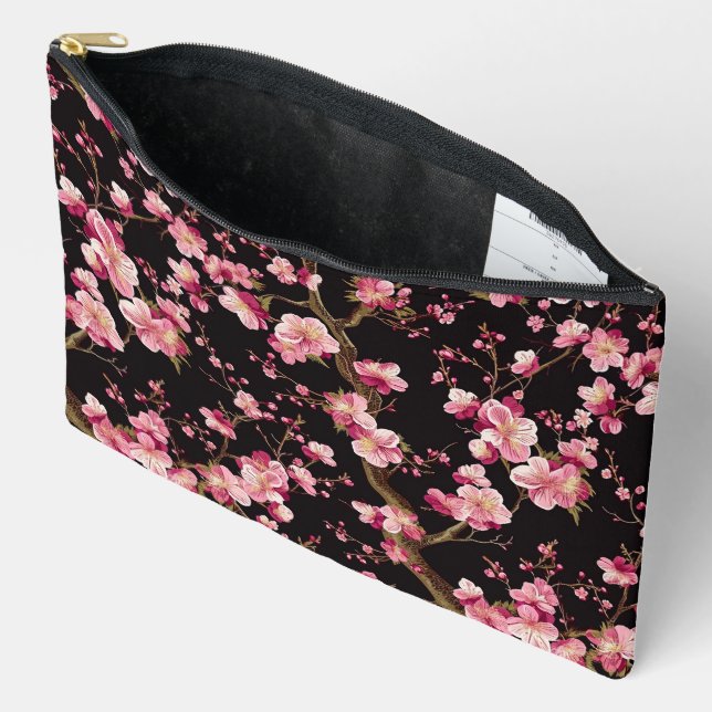 Pochette À Accessoires Sakura Chery Blosom Pattern  (Ouvrir)