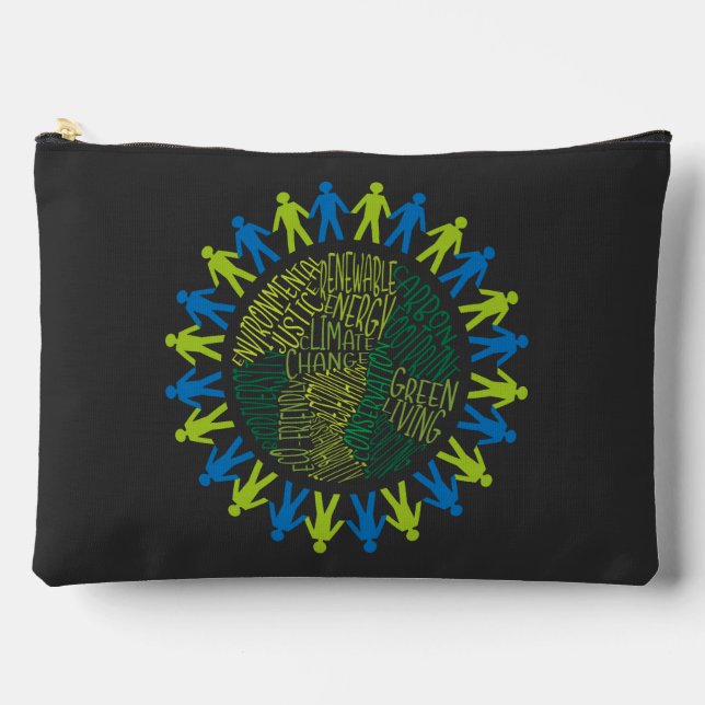 Pochette À Accessoires sauver la terre (Recto)