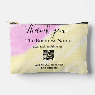 Pochette À Accessoires Scannez le QR pour nous suivre merci code de réduc
