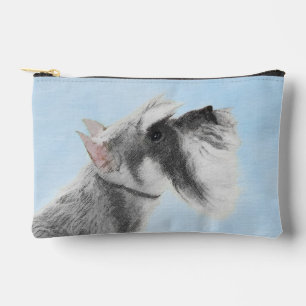 Pochette À Accessoires Schnauzer Peinture Giant Standard Décroché Chien A