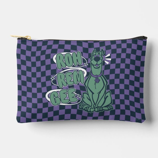 Pochette À Accessoires Scooby rétro "OMG" (Recto)