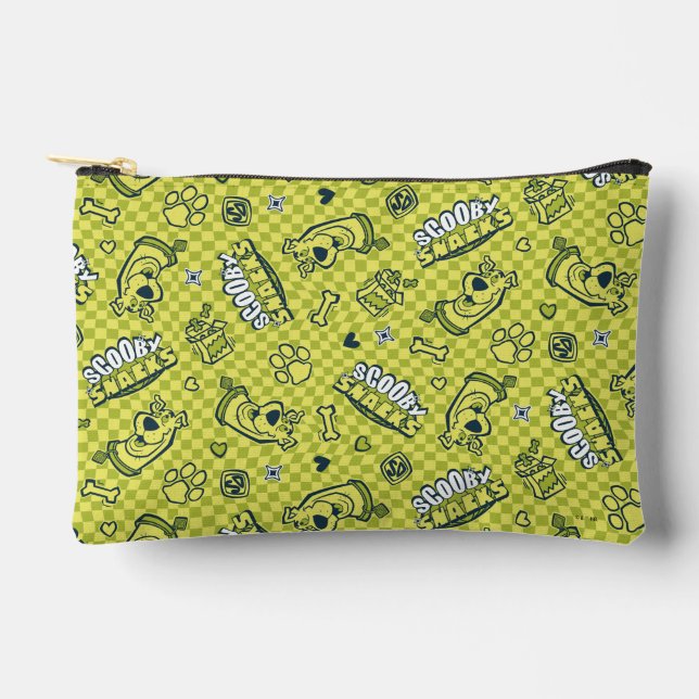 Pochette À Accessoires Scooby Snacks Galore Checker Motif (Recto)