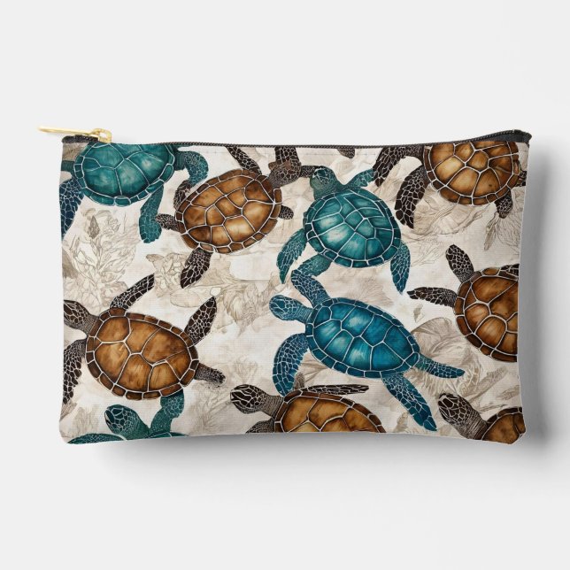 Pochette À Accessoires Sea Turtle (Recto)