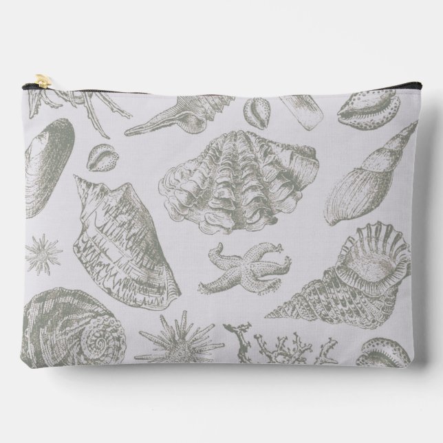 Pochette À Accessoires Seashell Soft Antique Art Beach Shops (Recto)