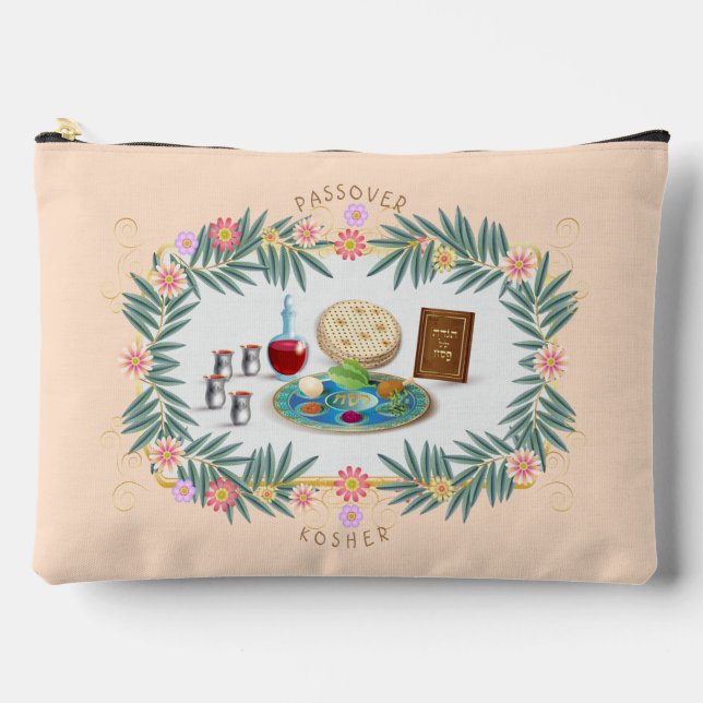 Pochette À Accessoires Séder de Pesser Kosher Pesach Matzah (Recto)
