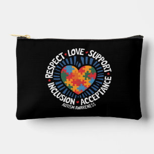 Pochette À Accessoires Sensibilisation sur l'autisme Respect autistique A