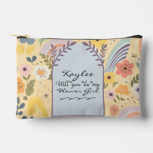 Pochette À Accessoires Serez-Vous Ma Fille Fleur Floral ?