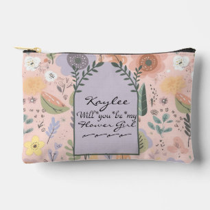 Pochette À Accessoires Serez-Vous Ma Fille Fleur Floral ?