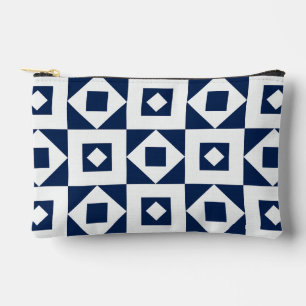 Pochette À Accessoires Simple Patch Marine Blanc Imprimé Coupe Petit