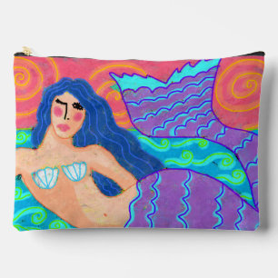 Pochette À Accessoires Sirène d'art Abstraite