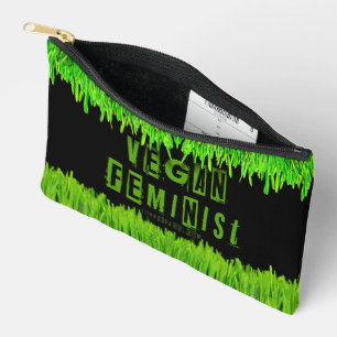Pochette À Accessoires SlipperyJoe's veganisme féministe attention-grabbi