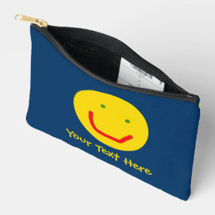 Pochette À Accessoires Soleil souriant, visage joyeux