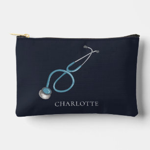 Pochette À Accessoires Stethoscope personnalisé Nom Docteur