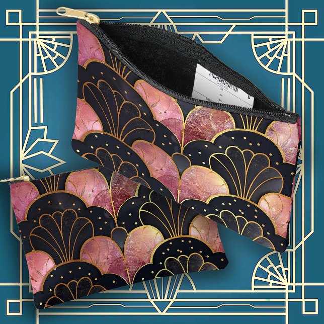 Pochette À Accessoires Stunning Art Deco Fan Design Romantic (Créateur téléchargé)