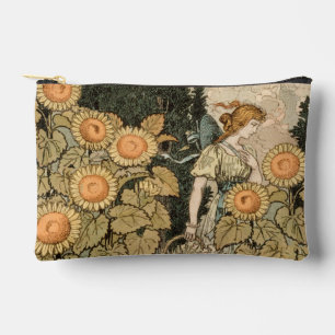 Pochette À Accessoires Sunflower Art Nouveau Jardin Grasset Femme