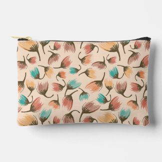 Pochette À Accessoires Sur les dunes lointaines de galets floraux secoués