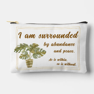 Pochette À Accessoires Surrounded by Abundance and Peace Canvas Bag