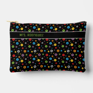 Pochette À Accessoires Symboles mathématiques en cercles colorés Motif su