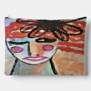 Pochette À Accessoires Tableau Abstrait original sur