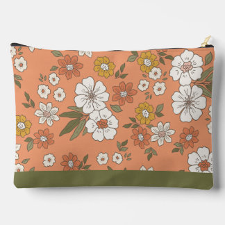 Pochette À Accessoires Tapis de bureau grand format rétro floral botaniqu