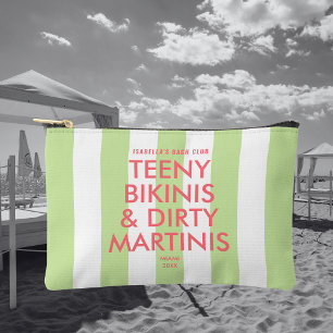 Pochette À Accessoires Teeny Bikinis & Dirty Martinis Bach Club Stripe