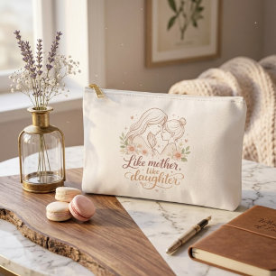 Pochette À Accessoires Telle Mère, Telle Fille - Papillon Floral Minimali