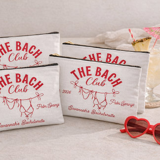Pochette À Accessoires The Bach Club Makeup Bags | Beach Bachelorette 