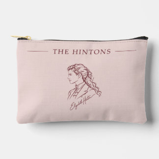 Pochette À Accessoires The Hintons Beth Burgundy sur Blush