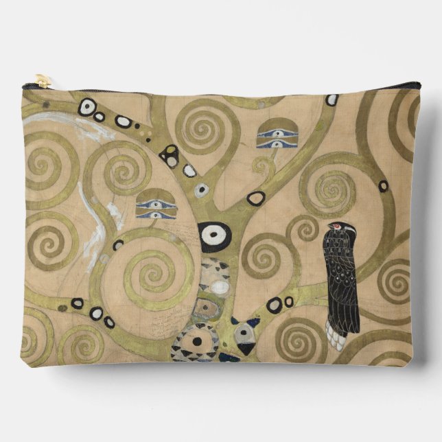 Pochette À Accessoires The Tree of Life, Gustav Klimt OIl Painting  (Recto)