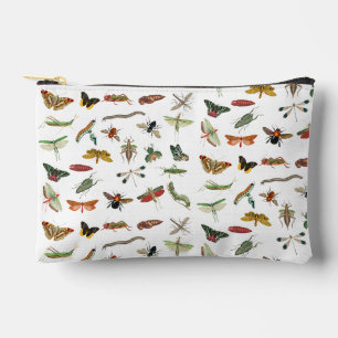 Pochette À Accessoires Thème de fête d'anniversaire de l'insecte Vintage 