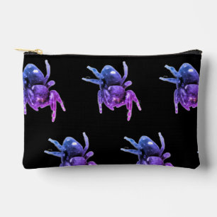 Pochette À Accessoires Tote araignée sauteuse violet et noir
