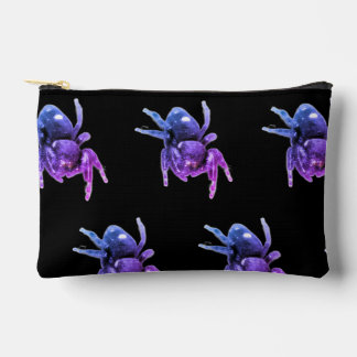 Pochette À Accessoires Tote araignée sauteuse violet et noir