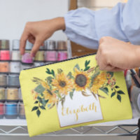 Tournesol Or Fleur florale personnalisée