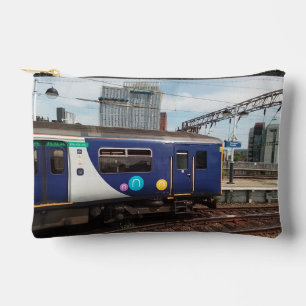 Pochette À Accessoires Train bleu et blanc