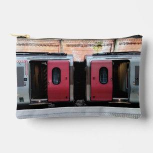 Pochette À Accessoires Train rouge et argent