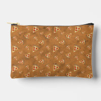 tranches de pizza cool vintage brun motif