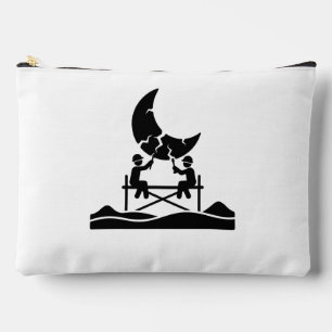 Pochette À Accessoires Travailleurs de la réparation de la lune fissurée