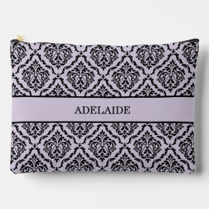 Pochette À Accessoires Tribu de la mariée en damas Lavande