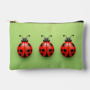 Pochette À Accessoires Trois Ladybugs Colorés