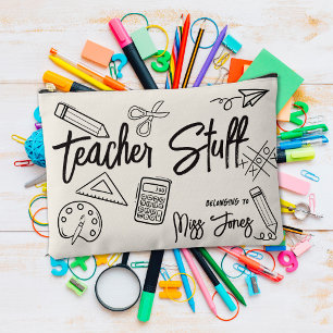 Pochette À Accessoires Trousse personnalisée pour enseignants